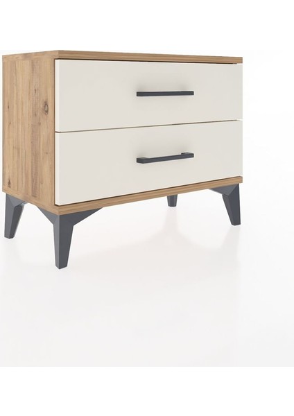 Arges Komodin 2 Çekmeceli 60X30X48 Çam-Aytaşı fiyatları