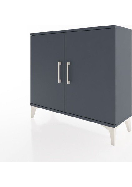Arges Şifonyer Tek Raflı 2 Kapaklı 88X30X80 Antrasit-Antrasit modelleri