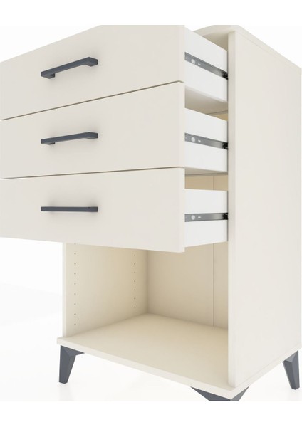 Hyperion Komodin 3 Çekmeceli 60X44X96 Aytaşı-Aytaşı indirimleri