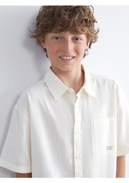 Yeni Sezon Kısa Kollu Erkek Çocuk Gömlek