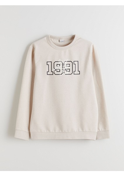 Yeni Sezon Bisiklet Yaka Erkek Çocuk Sweatshirt