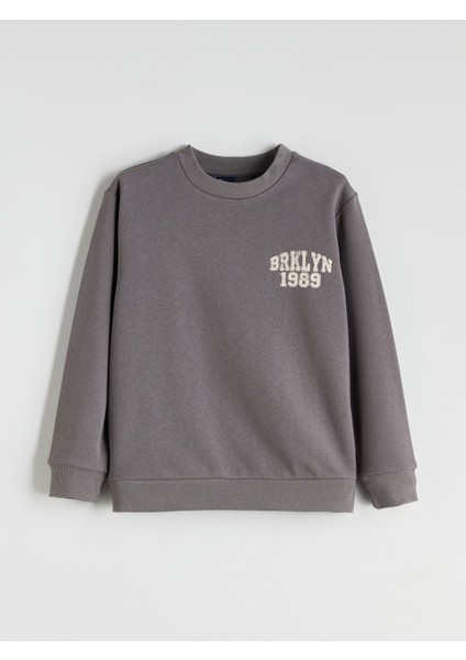 Yeni Sezon Bisiklet Yaka Erkek Çocuk Sweatshirt