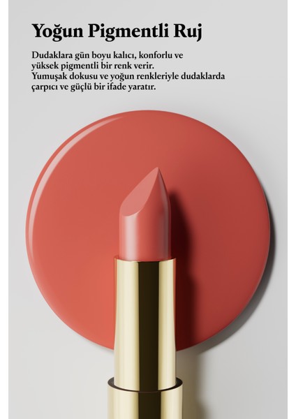Gaddot - Sands - Nemlendirici Parlak Şeftali Ruj - Tek Sürüşte Yoğun Renk modelleri