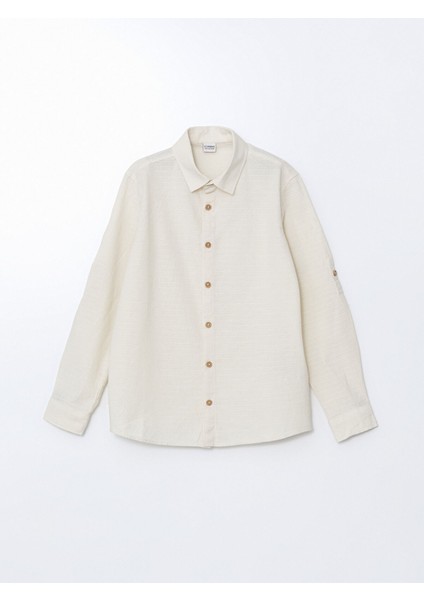 Yeni Sezon Uzun Kollu Erkek Çocuk Gömlek