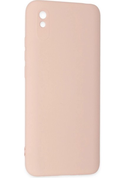 Xiaomi Redmi 9A Kılıf Nano Içi Kadife Silikon - Pudra - MKR028969-9013 modelleri