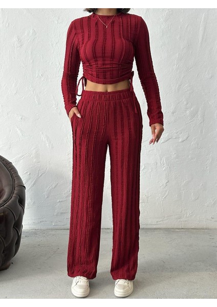 Dikiş Detaylı Fitilli Kumaş Ikili Takım fiyatları