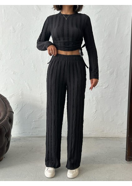 Dikiş Detaylı Fitilli Kumaş Ikili Takım fiyatları