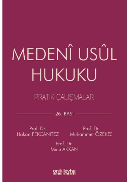 Medeni Usul Hukuku Pratik Çalışmalar