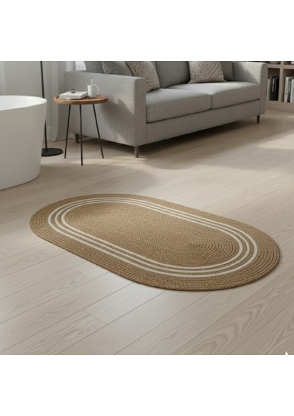 Jüt Çember Detay ,hasır, Kapı Önü Paspası ,banyo Paspası ,paspas,yolluk,koridor,kilim