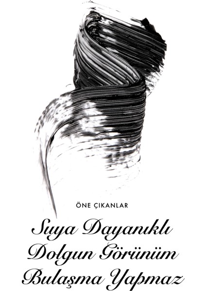 - Visible - Suya Dayanıklı Waterproof Siyah Maskara