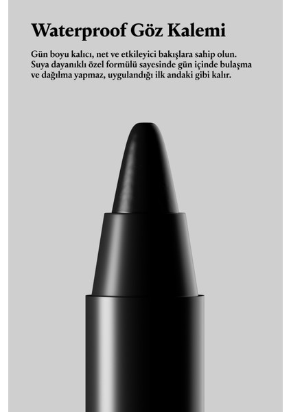 - Thicker - Suya Dayanıklı Waterproof Siyah Göz Kalemi - Gün Boyu Kalıcılık fiyatları