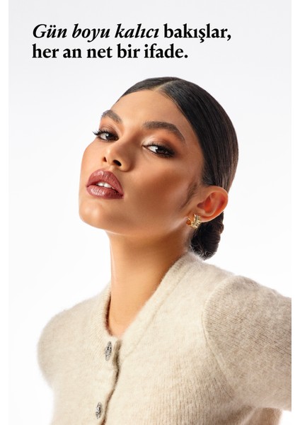 - Thicker - Suya Dayanıklı Waterproof Siyah Göz Kalemi - Gün Boyu Kalıcılık