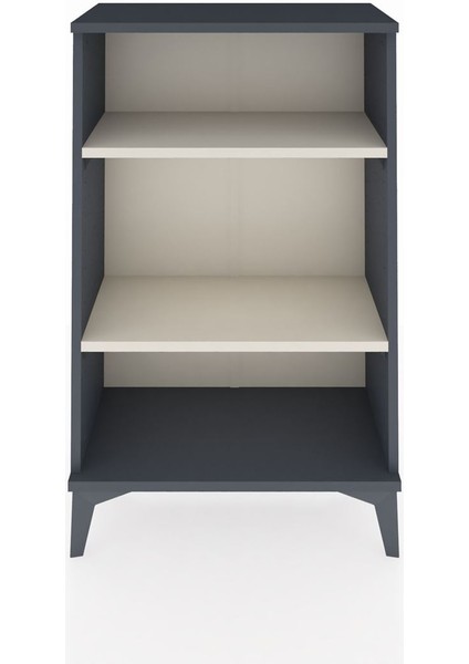Arges Komodin 2 Raflı 60X30X96 Antrasit-Aytaşı