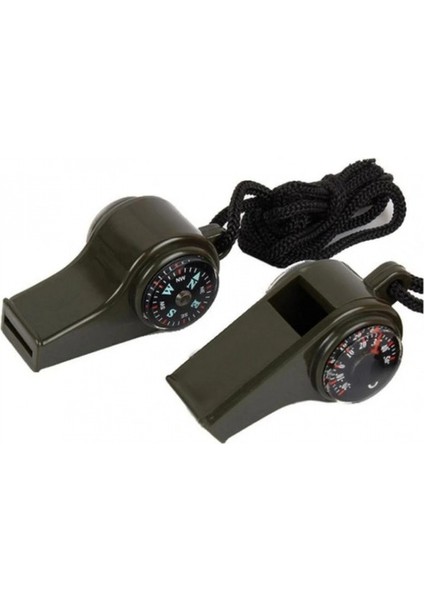 Çok Fonksiyonlu Düdük Pusula Kamp Termometre Acil Survival Dişli Düdük fırsatları