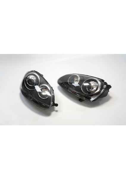 Vw Jetta 1k2 2005-2011 Gti R32 Mercekli Far Seti Siyah Sol-Sağ modelleri
