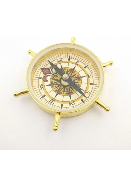 Estetik Tasarım Dümen Model Pirinç Pusula