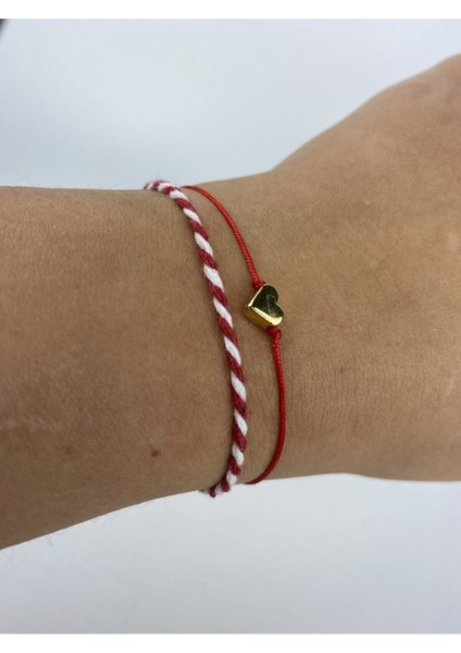Marteniçka Kalpli Bileklik Set
