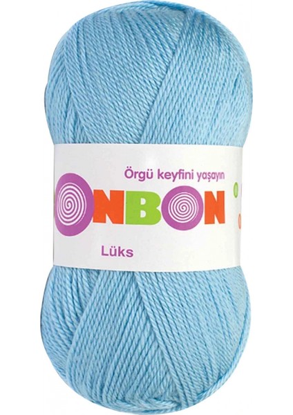 1 Adet Lüks Patik Ipi Yünü Mavi 98231