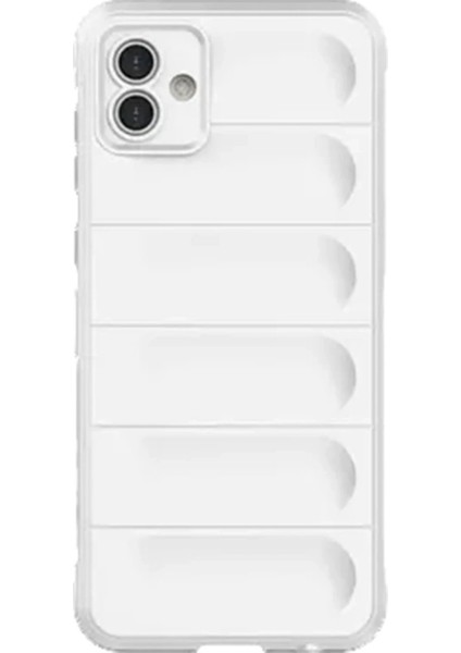 Samsung Galaxy A05 Kılıf Optimum Silikon - Krem - MKR026255-8438