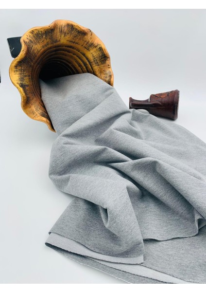 Premium Gri Melanj Iki Iplik Kumaş – Günlük & Spor Kıyafetler Için Ideal fırsatları