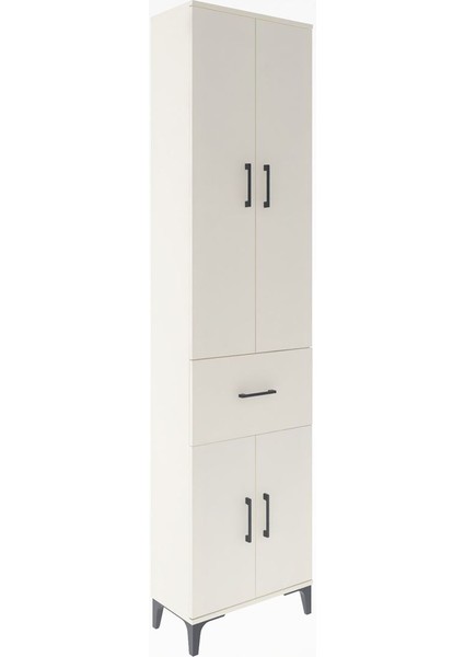 Arges Dolap 4 Raflı Tek Çekmeceli 4 Kapaklı 60X30X243 Aytaşı-Aytaşı fiyatları