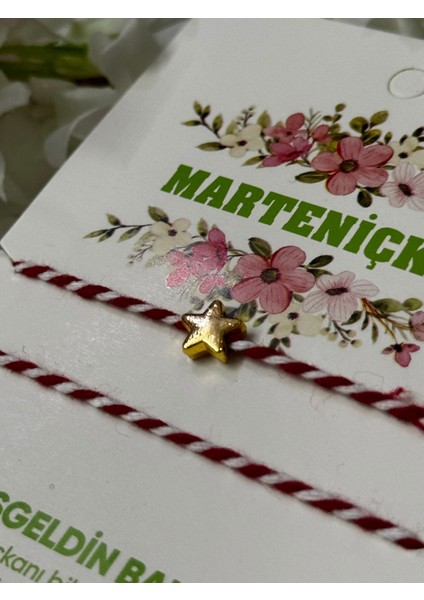 Standart Marteniçka Ip Bileklik - Yıldız Bileklik Klasik modelleri