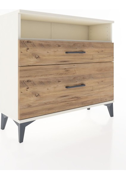 Arges Şifonyer Tek Raflı 2 Çekmeceli 88X30X80 Aytaşı-Çam fiyatları