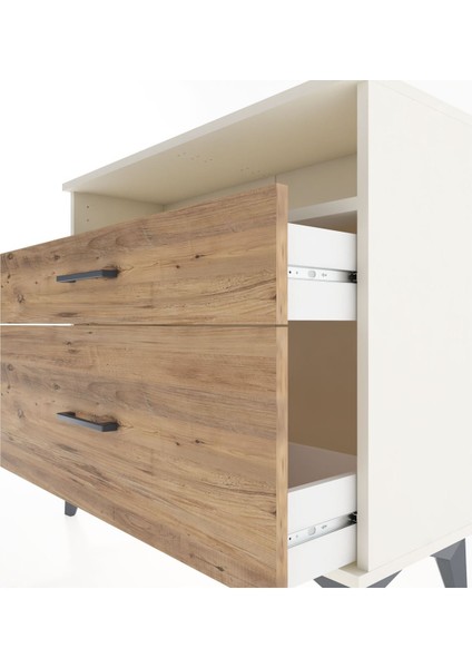 Arges Şifonyer Tek Raflı 2 Çekmeceli 88X30X80 Aytaşı-Çam indirimleri