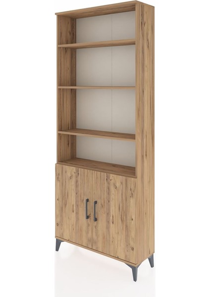 Arges Dolap 5 Raflı 2 Kapaklı 88X30X221 Çam-Çam modelleri