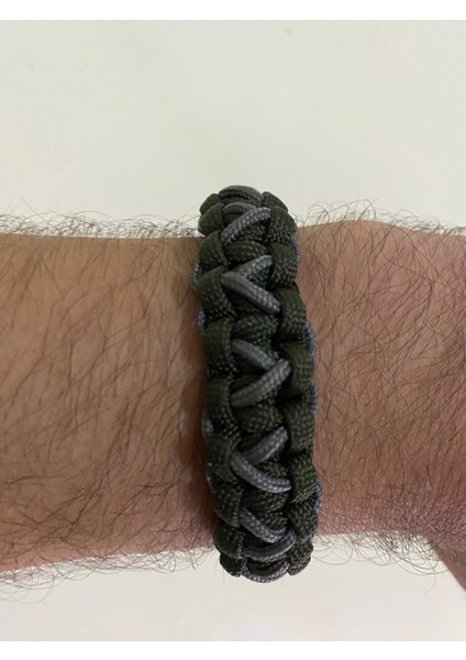 Haki Gri Paracord Bileklik modelleri