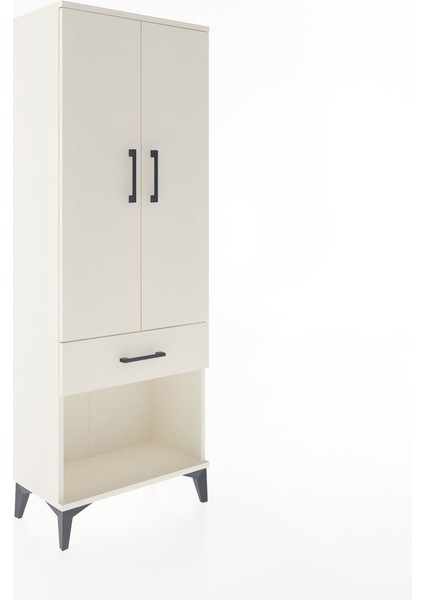 Arges Dolap 3 Raflı Tek Çekmeceli 2 Kapaklı 60X30X163 Aytaşı-Aytaşı fiyatları