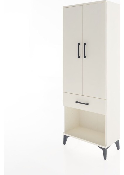 Arges Dolap 3 Raflı Tek Çekmeceli 2 Kapaklı 60X30X163 Aytaşı-Aytaşı modelleri