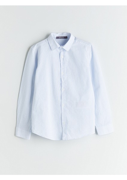 Yeni Sezon Çizgili Erkek Çocuk Gömlek