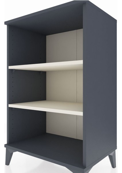 Hyperion Komodin 2 Raflı 60X44X96 Antrasit-Aytaşı indirimleri