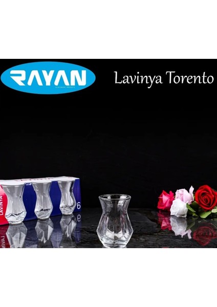 Rayan Lavinya Torento 6'lı Çay Bardağı