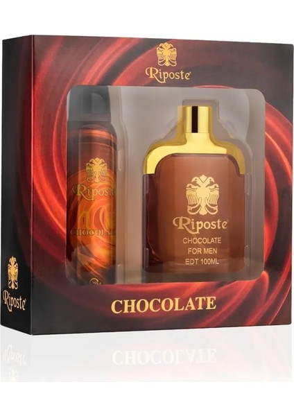 Riposte Erkek Parfüm & Deodorant Seti Chocolate For Men 100 ml