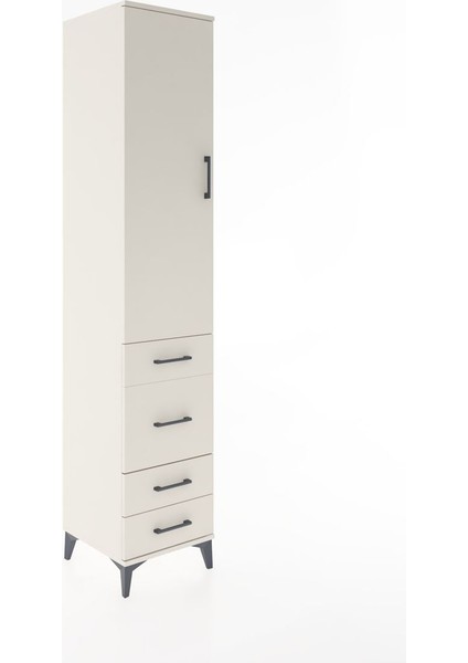 Hyperion Dolap 3 Raflı 4 Çekmeceli Tek Kapaklı 44X44X221 Aytaşı-Aytaşı fiyatları