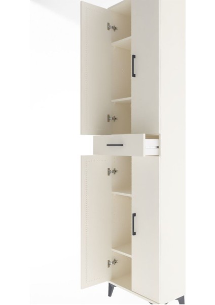 Arges Dolap 5 Raflı Tek Çekmeceli 4 Kapaklı 60X30X243 Aytaşı-Aytaşı indirimleri