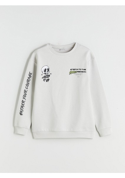 Yeni Sezon Bisiklet Yaka Erkek Çocuk Sweatshirt