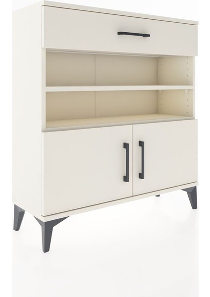 Arges Şifonyer 3 Raflı Tek Çekmeceli 2 Kapaklı 88X30X96 Aytaşı-Aytaşı fiyatları