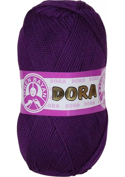 1 Adet Dora El Örgü Ipi Yünü 100 gr 043 Mor