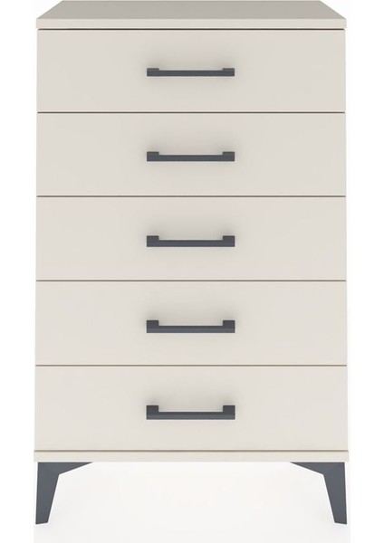 Arges Komodin 5 Çekmeceli 60X30X96 Aytaşı-Aytaşı