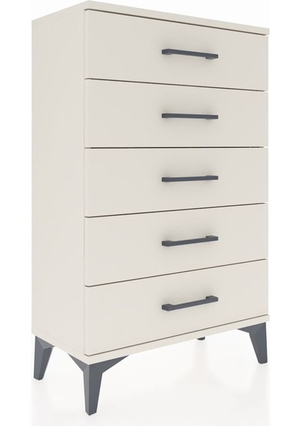 Arges Komodin 5 Çekmeceli 60X30X96 Aytaşı-Aytaşı fiyatları