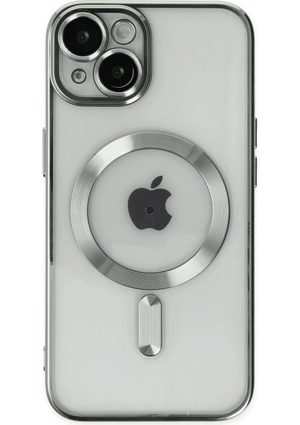 iPhone 14 Kılıf Kross Magneticsafe Kapak - Gümüş - MKR028839-1720