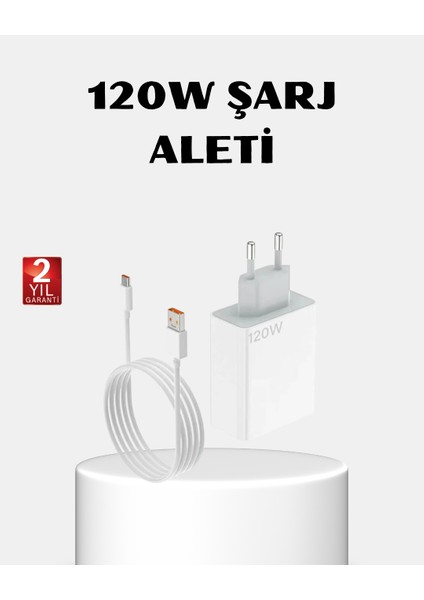 120W Type-C Hızlı Şarj Adaptörü – Akıllı Koruma ve Turbo Güç Desteği
