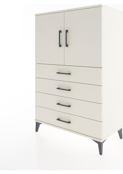 Hyperion Dolap 2 Raflı 4 Çekmeceli 2 Kapaklı 88X44X134 Aytaşı-Aytaşı modelleri