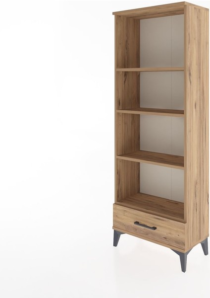 Arges Dolap 4 Raflı Tek Çekmeceli 60X30X163 Çam-Çam modelleri