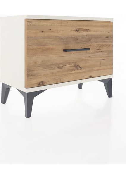 Arges Komodin Tek Çekmeceli 60X30X48 Aytaşı-Çam fiyatları