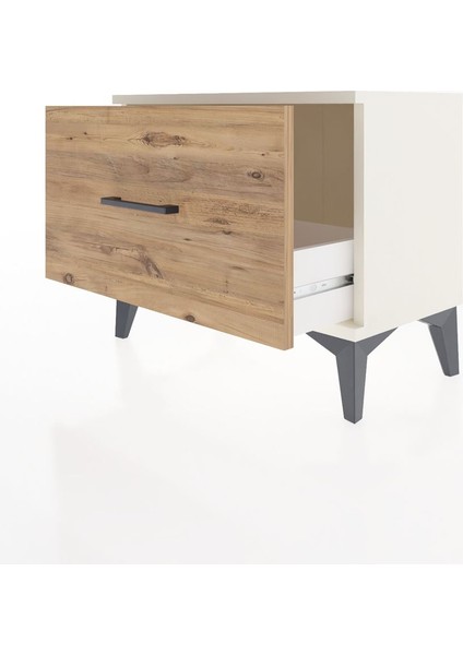 Arges Komodin Tek Çekmeceli 60X30X48 Aytaşı-Çam fırsatları