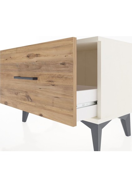 Arges Komodin Tek Çekmeceli 60X30X48 Aytaşı-Çam indirimleri